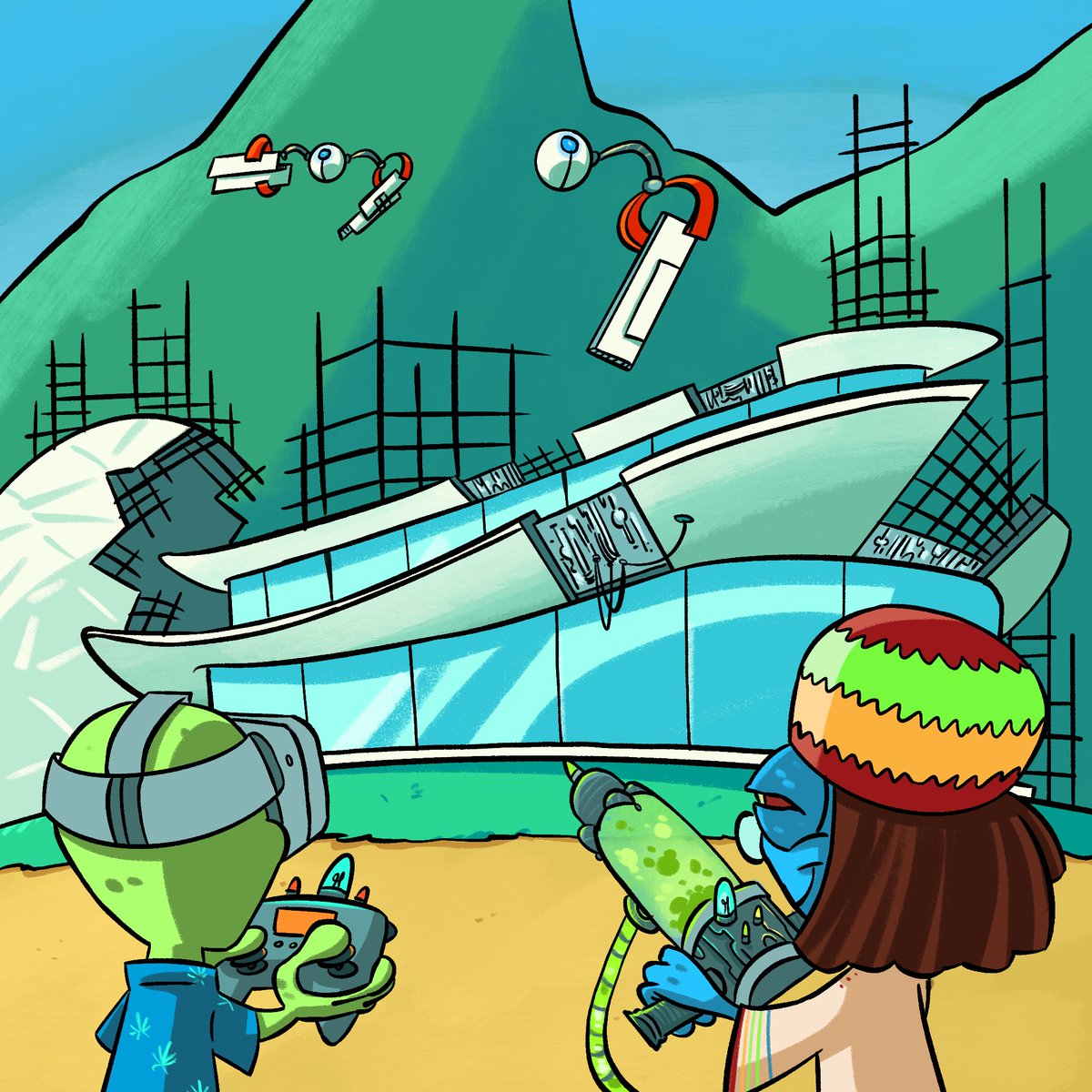 Any interaction with this tweet will be considered for WL.

Planning is done, It's the time to build!🏗️
After collecting their tools, the CannaBuds are building the CannaHub where they will gather to chill, launch their businesses, trade, and more... 🛸

Stay tuned, stay high🌿