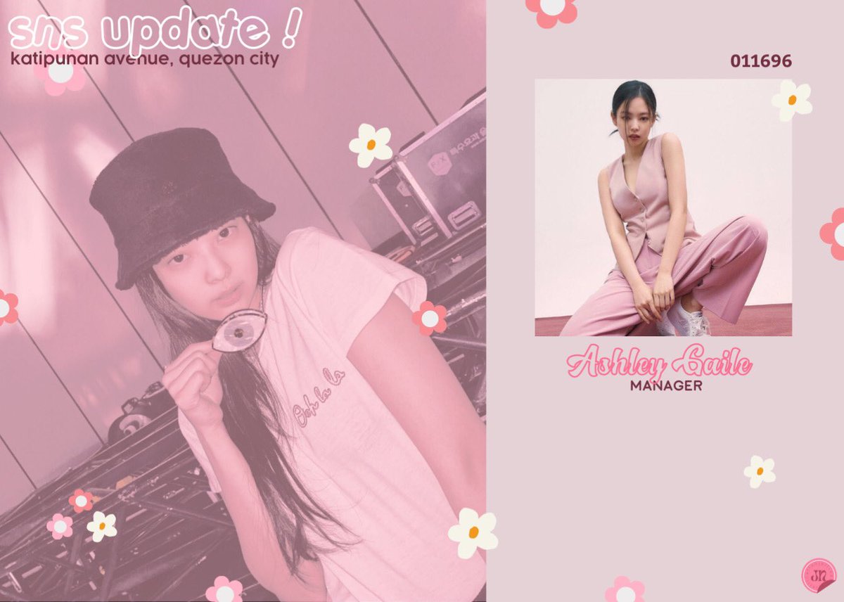 ⠀ 

ashley.⠀⠀⠀posted an sns update｡

≡   O5O322  —  22:11
⌕    Jolli Nation, Katipunan, Quezon City

⠀