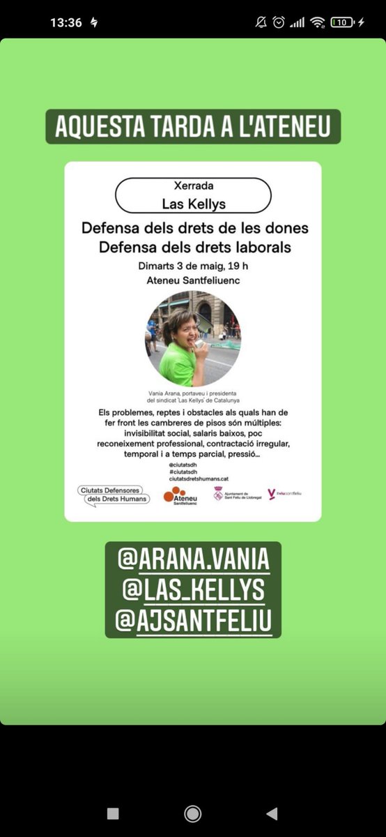 Nuestras compañeras se están pegando un tute dando máster class de derechos laborales a todo el personal de los Ayuntamientos para acabar con el sub-empleo.
Esperamos que estas enseñanzas se acaten y esa sabiduría y esa molestia no caiga en saco roto. ¡Basta de Vulnerar los #DDHH