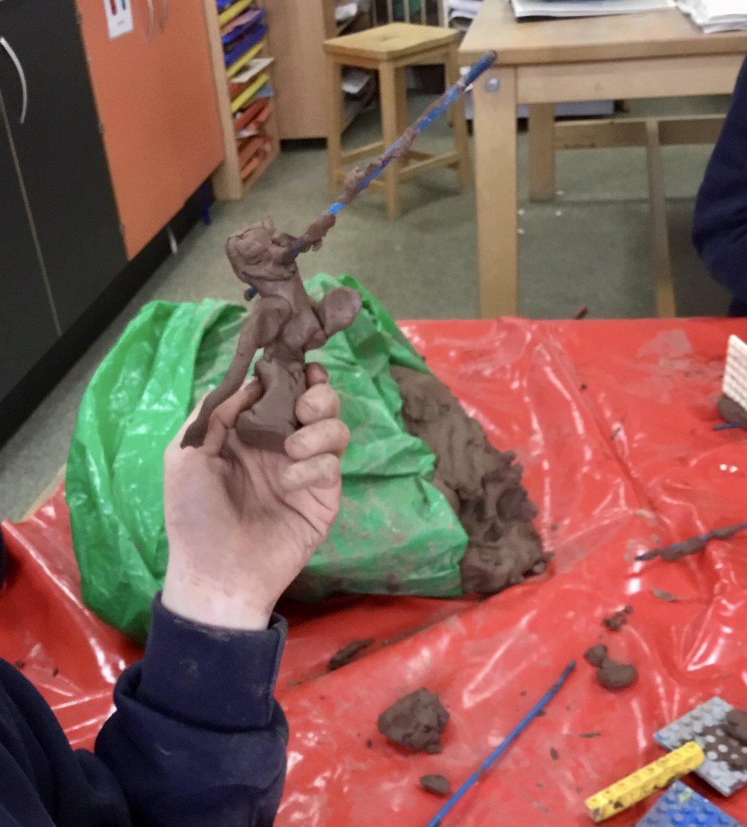 Red 2 had great fun exploring textures last week and how we can use texture in print and crayon rubbings. We then explored how we can press objects into clay to create textures and then their imaginations ran wild! Buildings, boats and Pinocchio! <a href="/bentondenesch/">Benton Dene School</a>