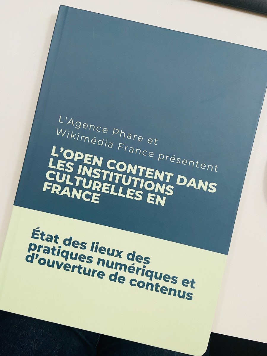 Un grand 🙏 à <a href="/peccadille/">Joh Peccadille 🍳</a> pour avoir pensé à moi ! 👌👏🙏
> Joie de trouver dans ma banette, ce rapport #opencontent de <a href="/Wikimedia_Fr/">Wikimédia France</a>
