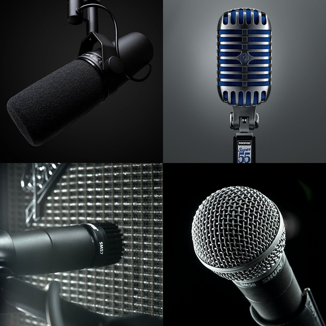 shure's tweet photo. Your creativity, talent and passion turned these mics into legends. What iconic moments have you experienced with these mics on the stage? #IconicMicWeek 

Learn more about these Shure icons: https://t.co/e0eFQ5ZIgL https://t.co/PevAlp6aIz