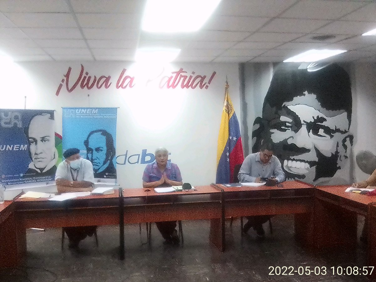 #AlMomento🔴// Desde la sala de usos múltiples Aristóbulo Istúriz <a href="/Fundabit_/">FundabitOficial</a> se lleva a cabo Consejo Académico Territorial. #SomosUnem 
<a href="/NicolasMaduro/">Nicolás Maduro</a> @TibisayLucena8 <a href="/_LaAvanzadora/">Yelitze Santaella</a> <a href="/mppeduniv/">@MPPEDUNIV</a>