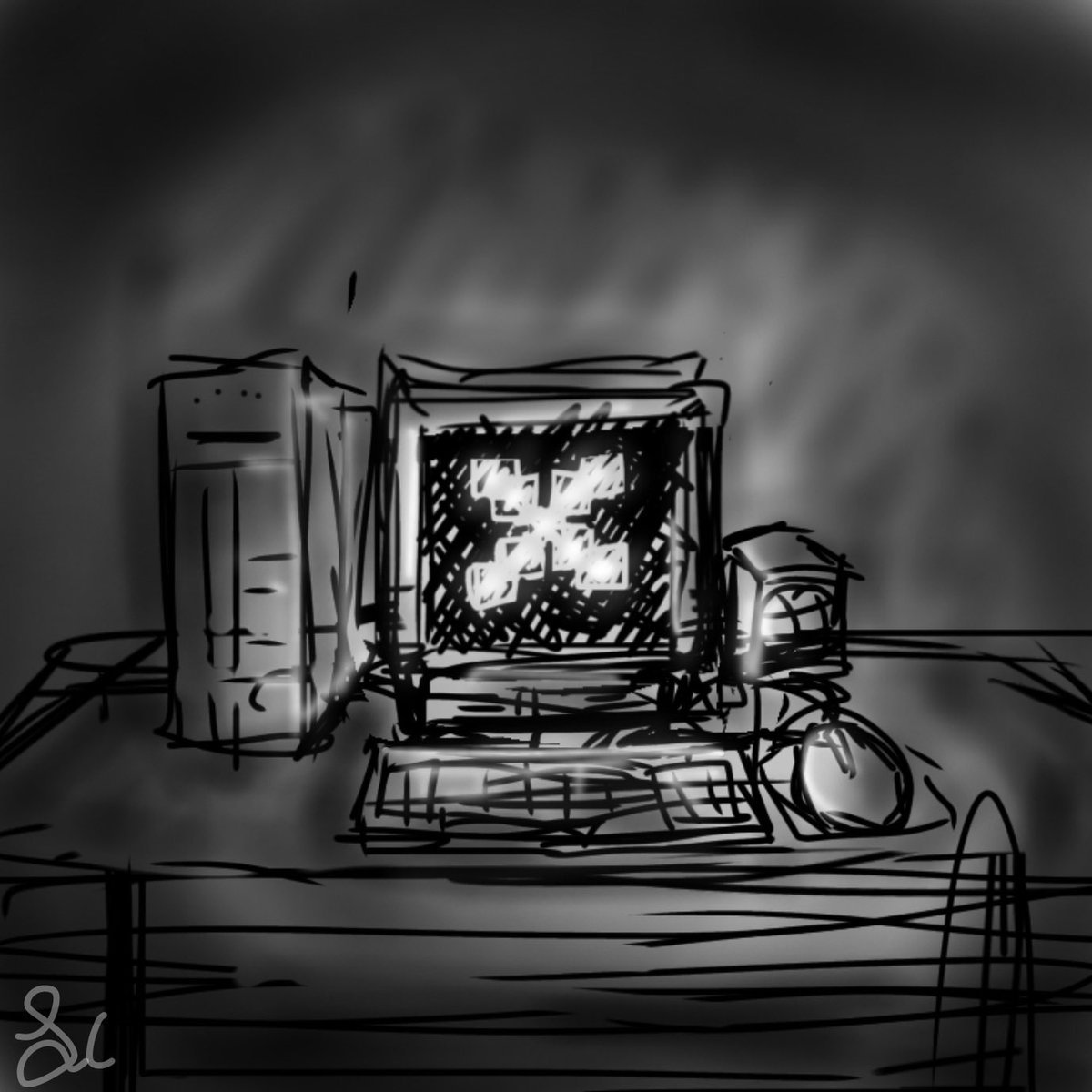 Dr. MemeMedic-SCP on X: Drew this sketch last night of scp 079