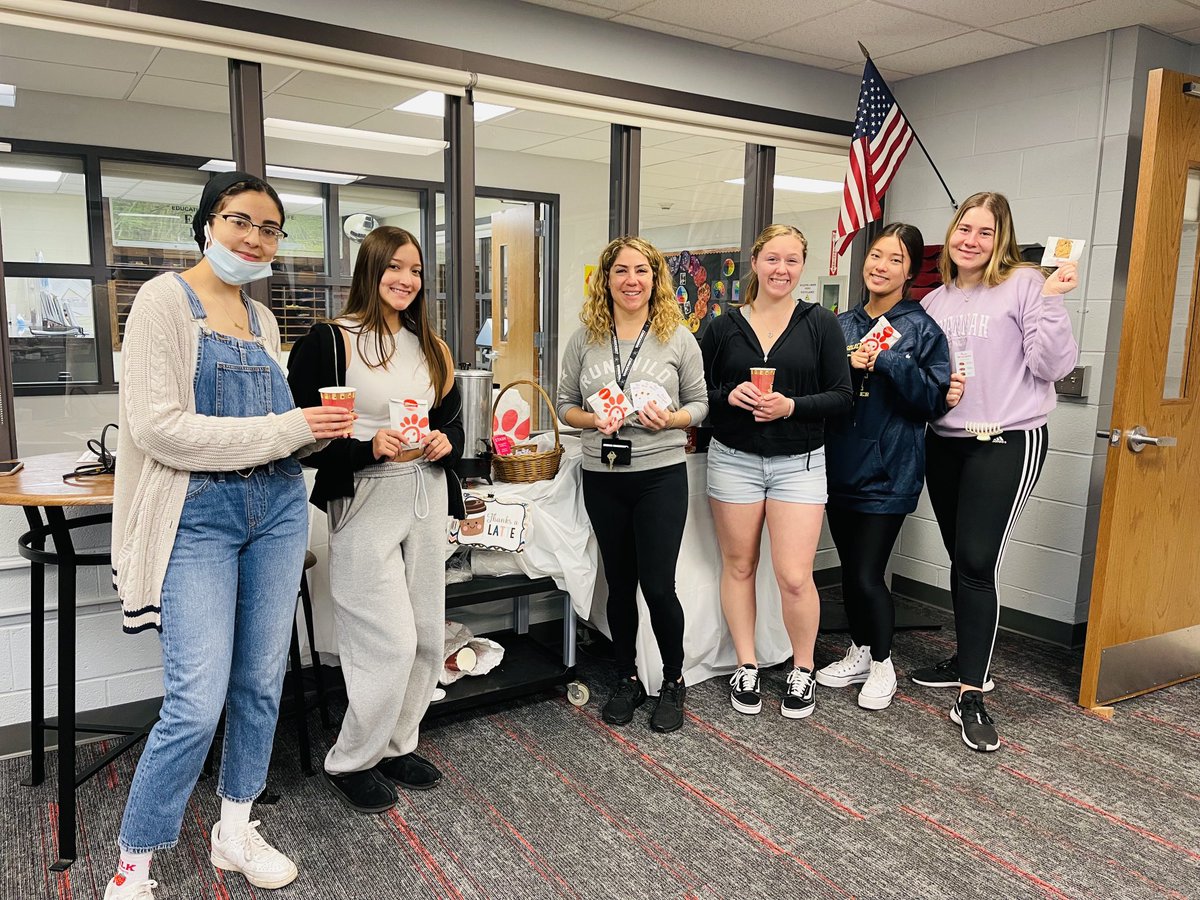 Next stop is our ⁦@CFALDRAcademy⁩ leaders are thanking their ⁦<a href="/BectonHS/">Becton Regional High School</a>⁩ teachers by providing them with coffee &amp; delicious ⁦<a href="/ChickfilA/">Chick-fil-A, Inc.</a>⁩ cookies and giftcards #TeacherAppreciationDay