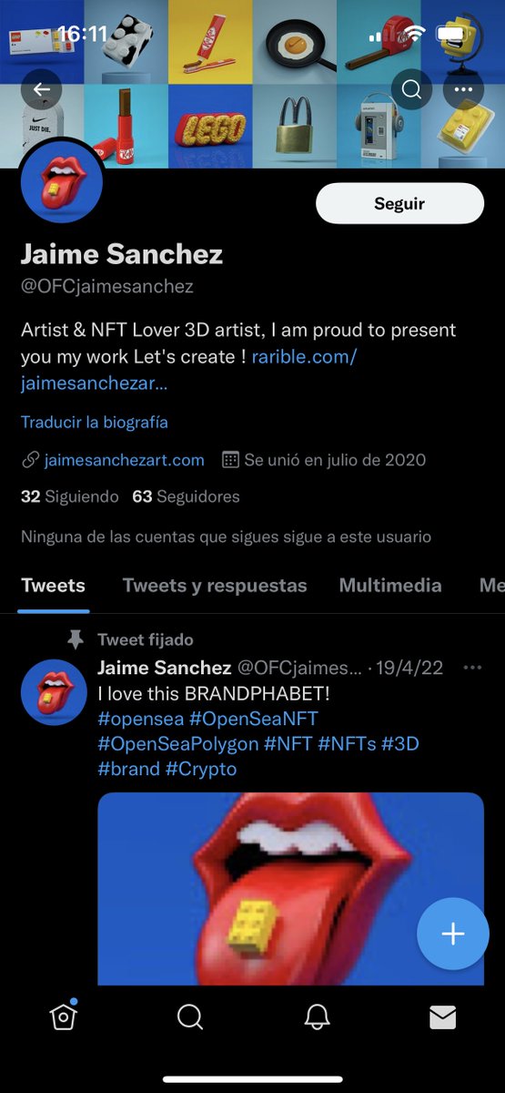⚠️Another F*CKING IDIOT stealing my work. Please report this profile -> <a href="/OFCjaimesanchez/">Jaime Sanchez</a> it's a SCAM 

#nft #NFTCommunity #SCAM #nftcollectors