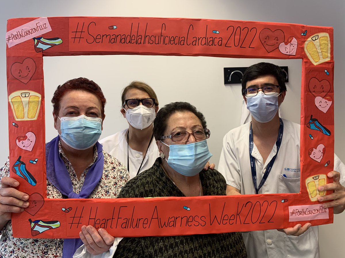 Sabes que estamos en la #HeartFailureAwarenessWeek? En la Unidad lo celebramos con nuestros pacientes y sus cuidadoras. Trabajamos juntos para mejorar su calidad de vida #somosdel12 <a href="/IcyfaSemi/">@ICyFA-SEMI</a> <a href="/PilarNotario1/">Pilar Notario</a>