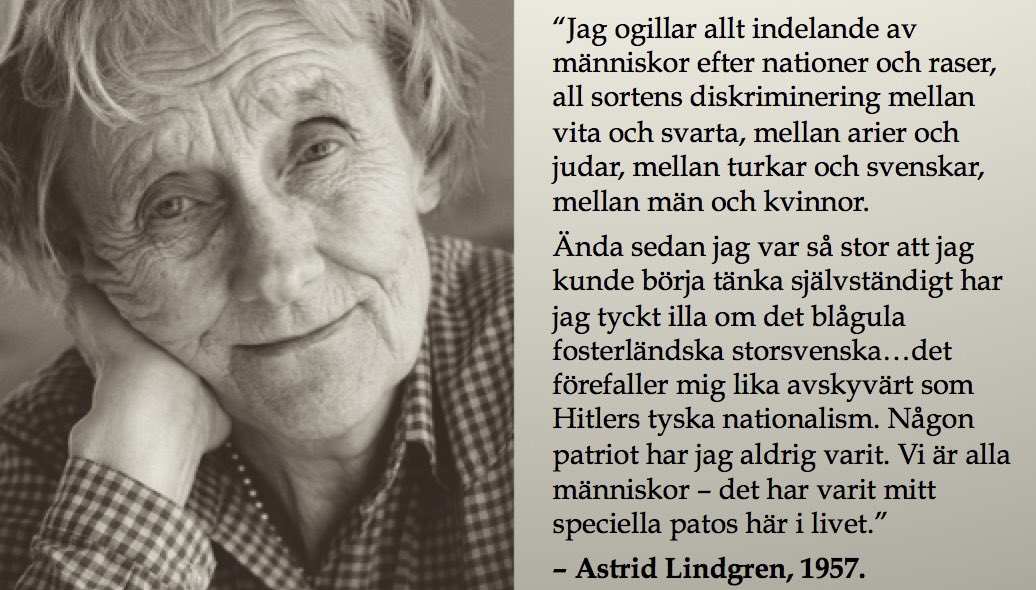 johannorbergSE's tweet photo. Apropå att Putin nu vill göra även Astrid Lindgren till nazist. https://t.co/tw57GHoVGR