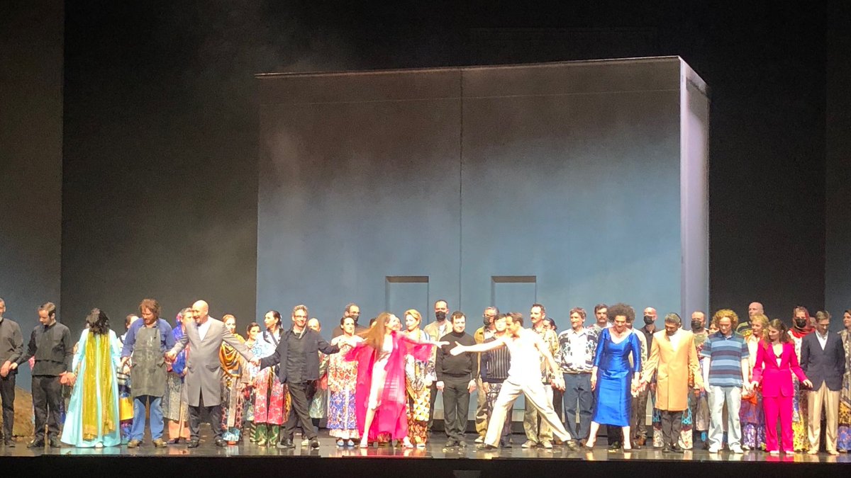 opermagazin's tweet photo. Engaging world premiere: #Shirine in Lyon🔸Uraufführung an der @operadelyon: Thierry Escaich verarbeitet virtuos Farben und Rhythmen traditioneller persischer Musik. Junger, engagierter Sänger-Cast mit stimmlichen Highlights von Jeanne Gérard (Shirine) und Florent Karrer (Farhâd) https://t.co/etaKBl48ZA