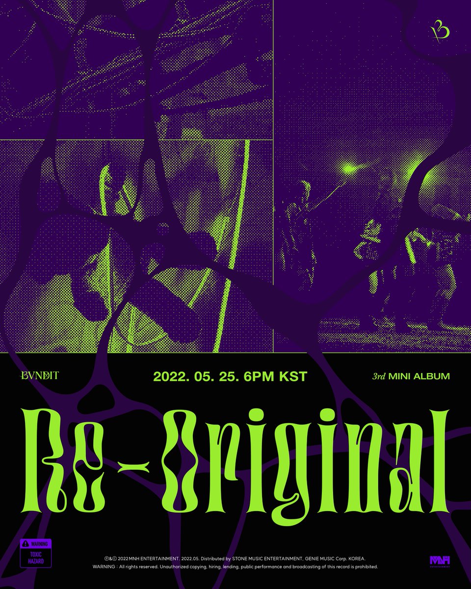 BVNDIT 3rd MINI ALBUM [ Re-Original ] 2022. 05. 25. 6PM (KST) #BVNDIT #밴디트 #ReOriginal