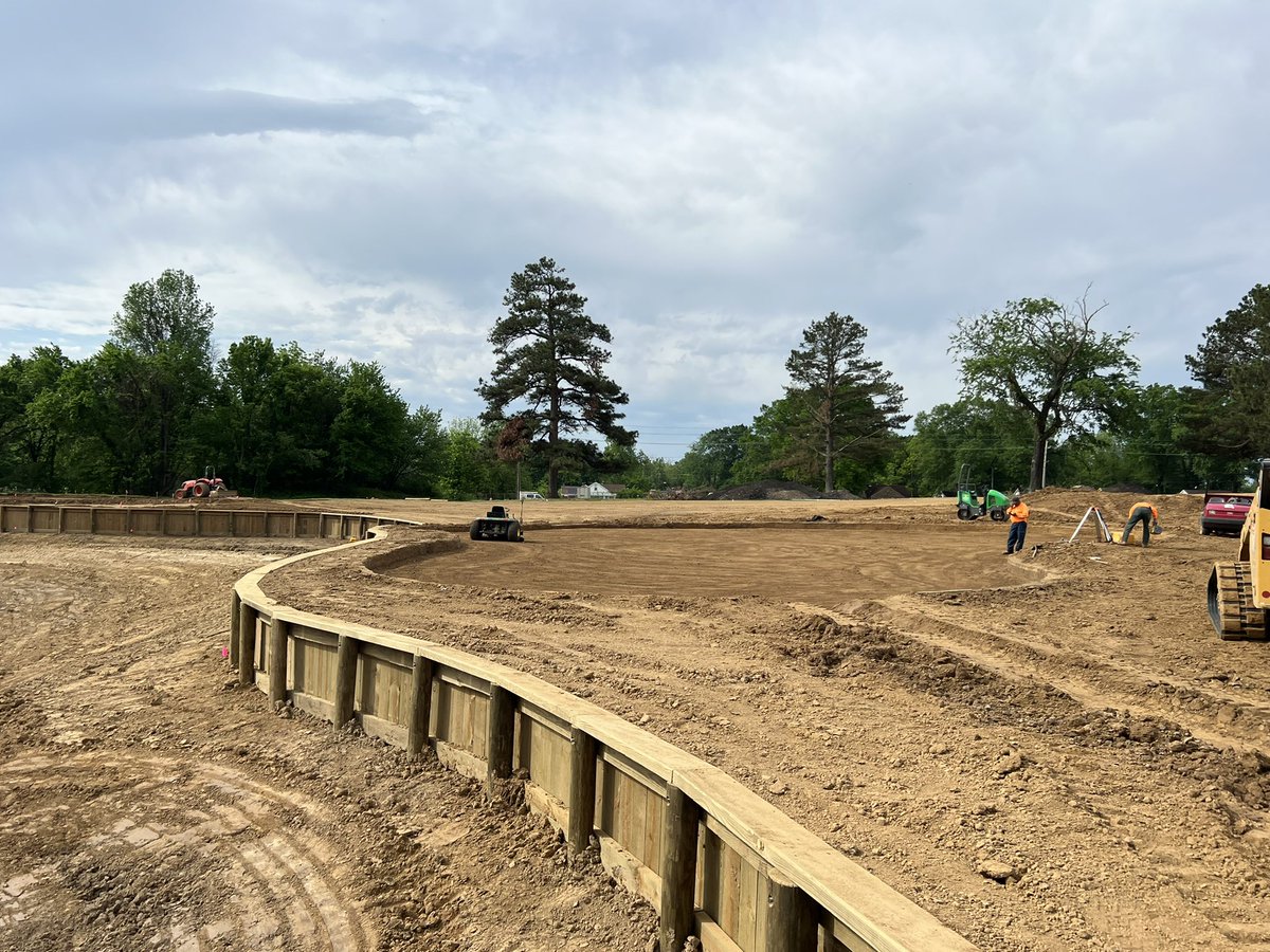Approved sub grade of #18 green at The Links at Pine Hill. #Golfcoursearchitect #golfcoursedesign #golfcoursearchitecture #golfarchitect #golfdesign
