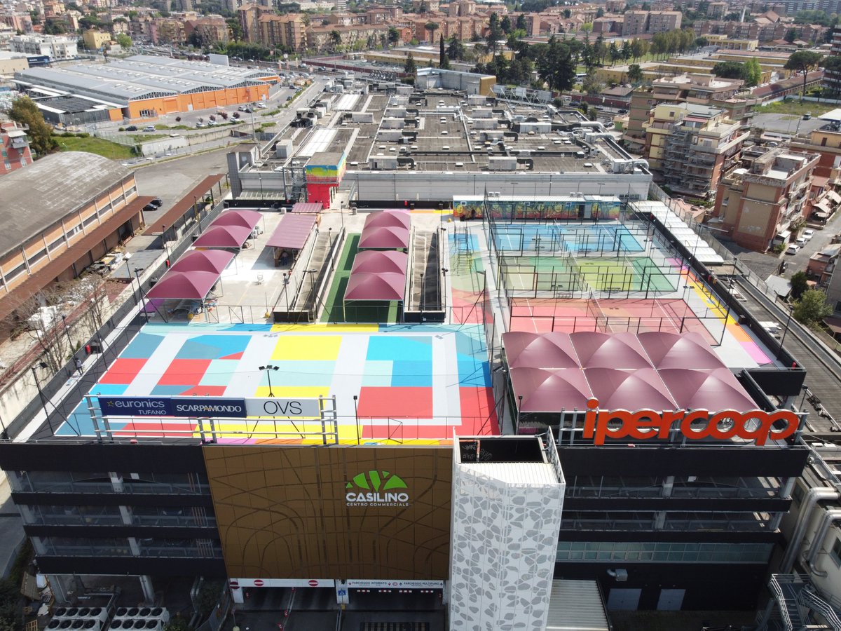 Sul tetto inutilizzato del parcheggio multipiano del nostro 𝗖𝗲𝗻𝘁𝗿𝗼 𝗖𝗼𝗺𝗺𝗲𝗿𝗰𝗶𝗮𝗹𝗲 𝗖𝗮𝘀𝗶𝗹𝗶𝗻𝗼 𝗱𝗶 𝗥𝗼𝗺𝗮, nasce il primo sky park italiano, uno spazio di oltre 3.800 metri quadrati dove SOCIALITA', SPORT e CULTURA si incontrano. 
➡️ adnkronos.com/3800-mq-campi-…