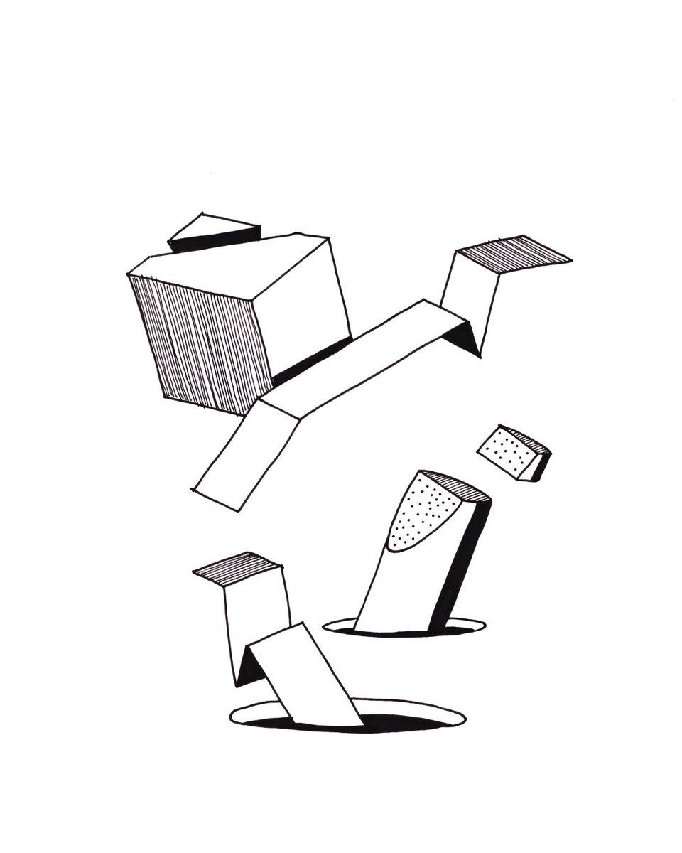 gaschka's tweet photo. Serial Super Solid 0047

01.11.2021
Andreas Gaschka
217 mm x 297 mm, Fineliner, ballpointpen and marker on paper

#anticgi #solids #Hamburg #buckuback #supersolids #style #serialart #cgi #unity #Germany #nonft #postnft #animation #sketch #fresh #gaschka #c4d #originalart https://t.co/n9KquXC03L