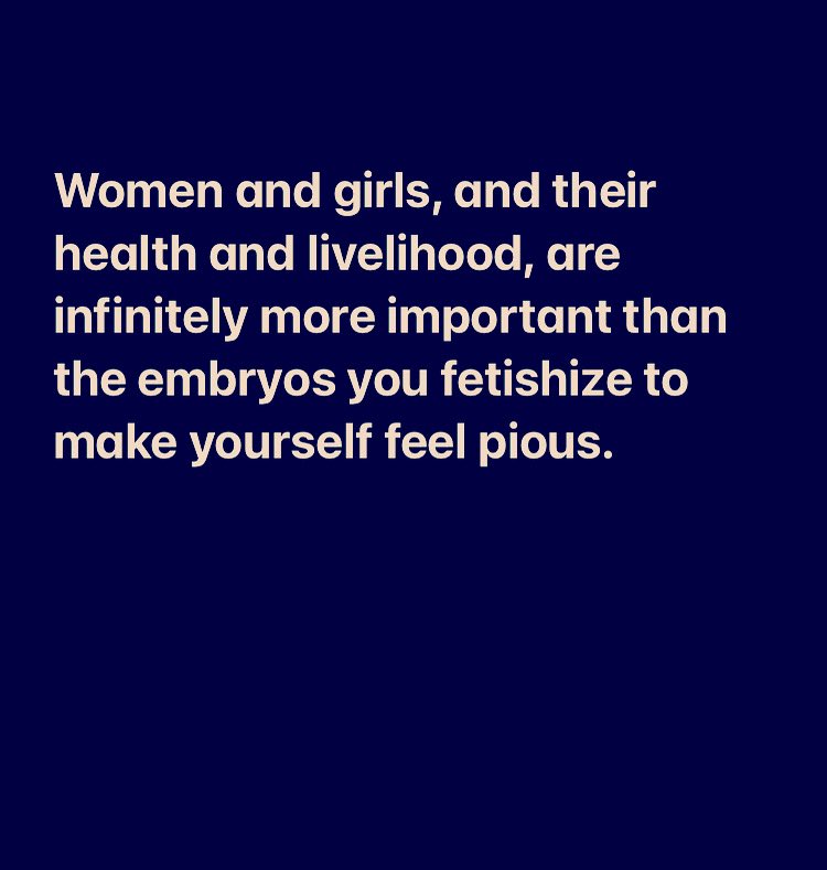 That’s it. That’s the tweet. #RoeVWade #AbortionIsHealthcare