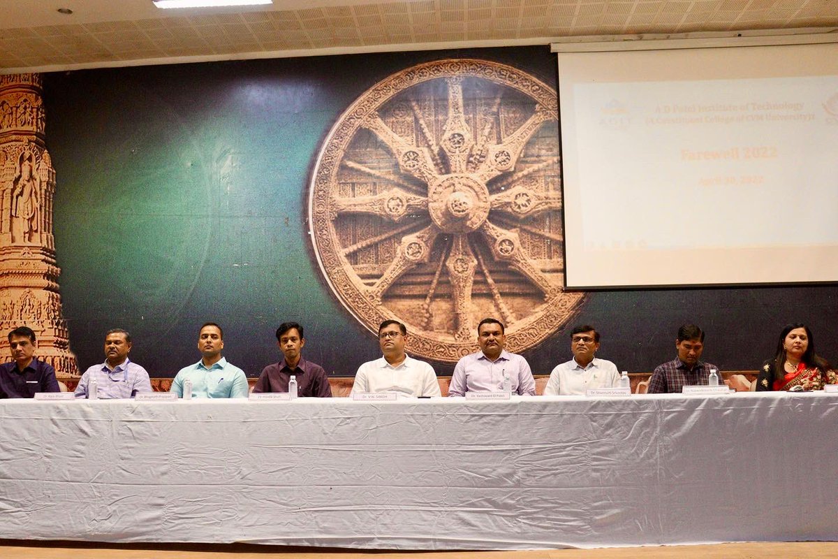 adit_cvmu's tweet photo. A D Patel Institute of Technology (A Constituent College of CVM University)

Glimpses of Farewell 2022 

#cvmuniversity #adit #annualday #batch18 #engineers #farewell22 #newbeginning https://t.co/IHcC7D64dV