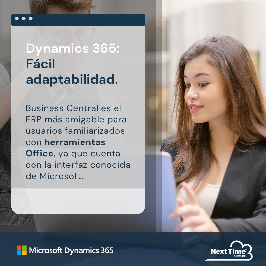 NextTimeSoft's tweet image. ☁ #MicrosoftDynamics365 #BusinessCentral: El ERP ideal para Medianas Empresas. Te permite digitalizar tu organización y conectar a tus equipos de trabajo de manera fácil. 🔗Conoce este y más beneficios en el siguiente link 👉 lnkd.in/dsFym5e5