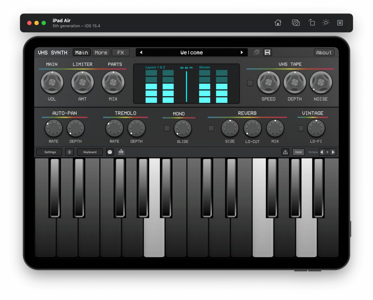 AudioKitPro's tweet image. The VHS app was built with the help of a talented person in Ukraine. We finished right before the invasion. We're proud to say that a portion of the proceeds will go to UNICEF to help children in need 🇺🇦