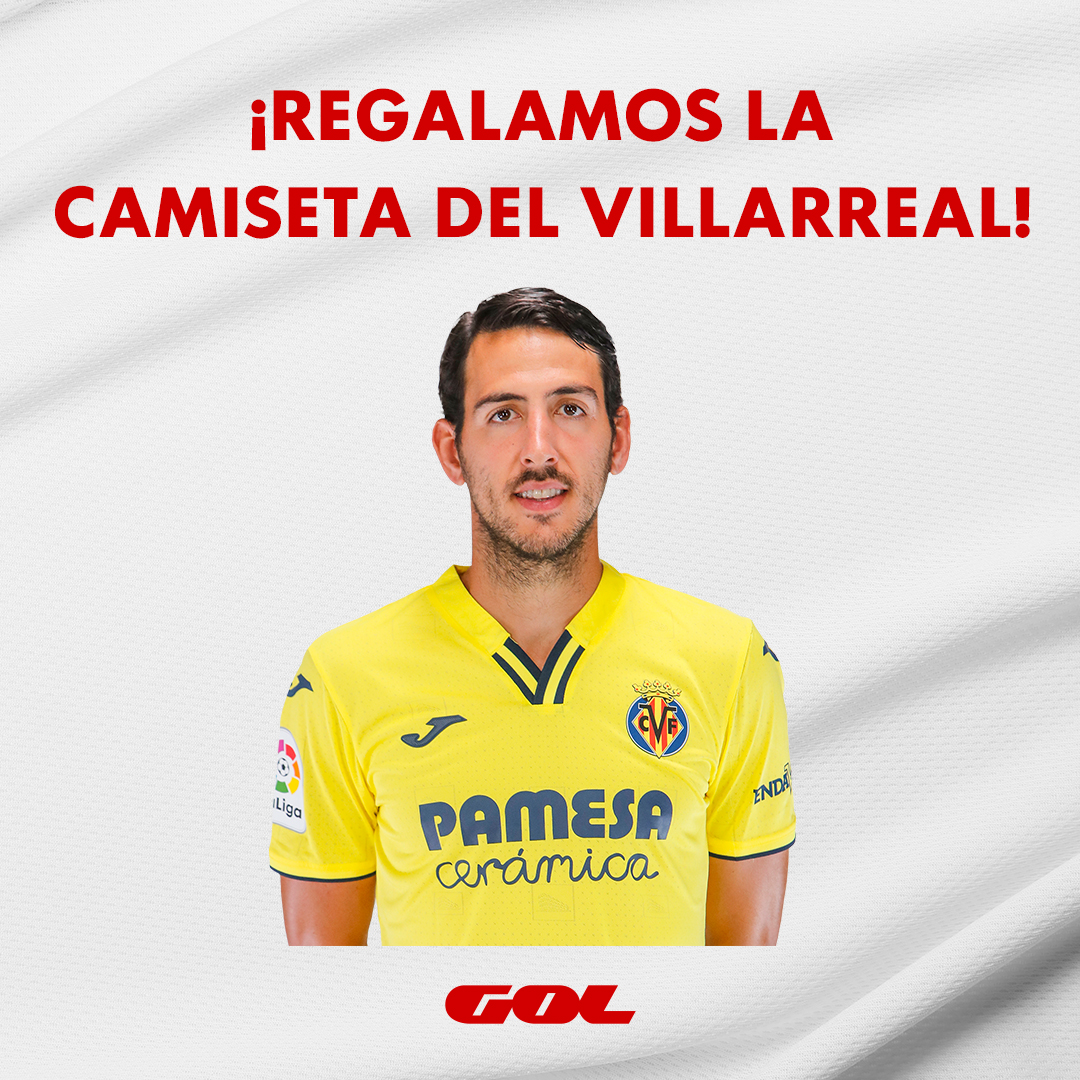 Gol's tweet photo. 🎁 REGALO 🎁

💛 ¿Quieres ganar la camiseta del @VillarrealCF?

👇🏽 Requisitos:
❤️ Sigue a @Gol y a @DirectoGol 
🔁 Haz RT
📲 Deja un comentario del Villarreal-Liverpool con el HT #DirectoGolChampions 

⏰ 20:30 | Minuto a minuto
⏰ 23:00 | Primer resumen de la TV https://t.co/1mMepcXMN7