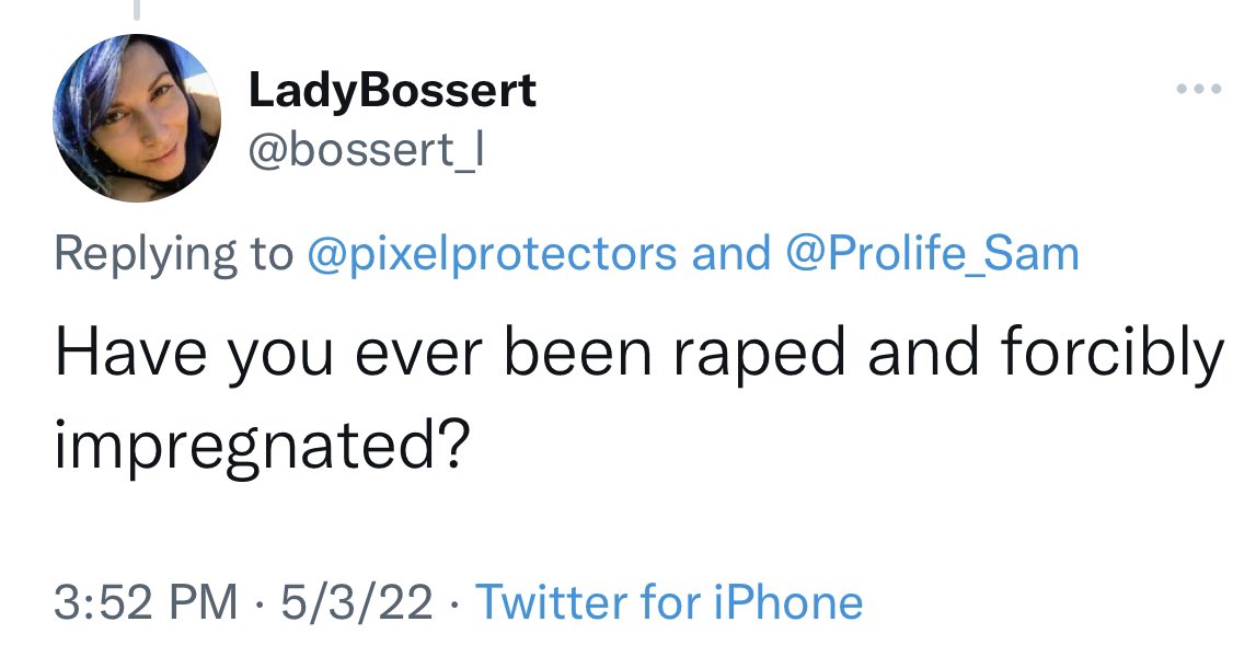 Prolife_Sam's tweet photo. These two women think that it’s okay to go around asking women if they’ve ever been raped or beat and if those women don’t answer or say that they are still pro-life, they claim that clearly they haven’t experienced trauma. @bossert_l @lopasquantino
Misogynists. https://t.co/mM1CxagVAO