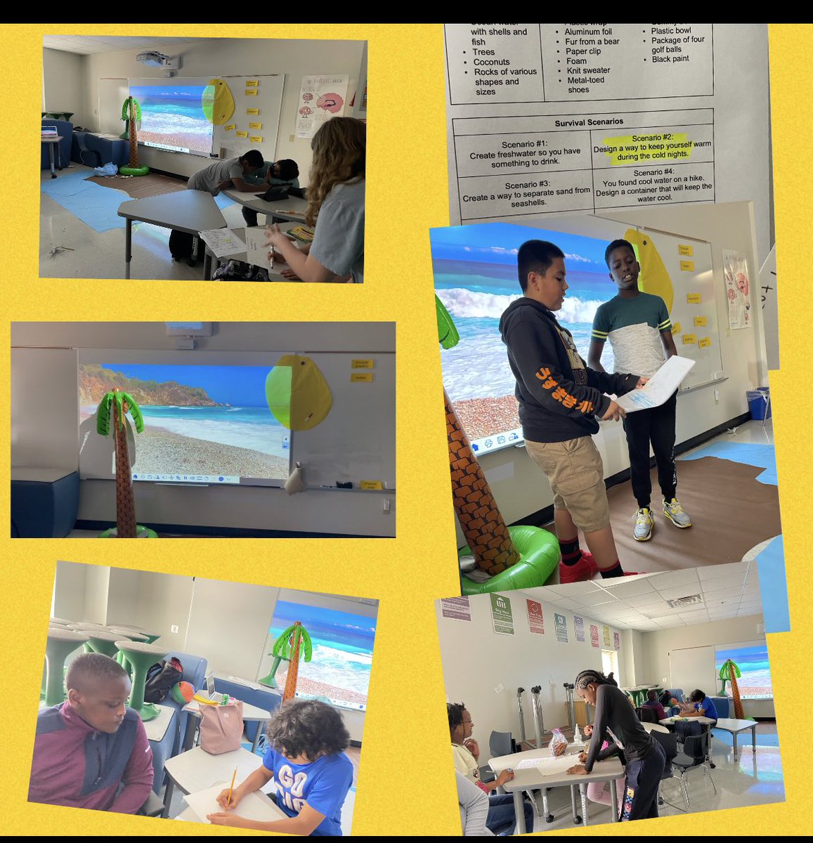 Lisa Hill Clark (@lisacsscience) on Twitter photo Island Castaway investigation <a href="/DeganElementary/">Degan Elementary</a> 5th grade. Students needed to use physical properties of items to survive the deserted island! #LISDscience #PowerUp Island Castaway investigation <a href="/DeganElementary/">Degan Elementary</a> 5th grade. Students needed to use physical properties of items to survive the deserted island! #LISDscience #PowerUp