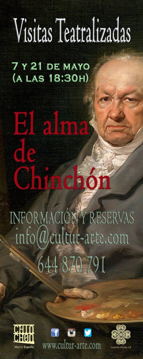 CulturArteC's tweet photo. Este sábado 7 de mayo tenemos una nueva cita con las Visitas Teatralizadas "El Alma de Chinchón".
Podrás conocer #Chinchón con sus personajes.
Más información y reserva en https://t.co/7qoXOQuTxN
¡Te esperamos!
#TurismoMadrid #TurismoRural https://t.co/JSZqgz5czJ