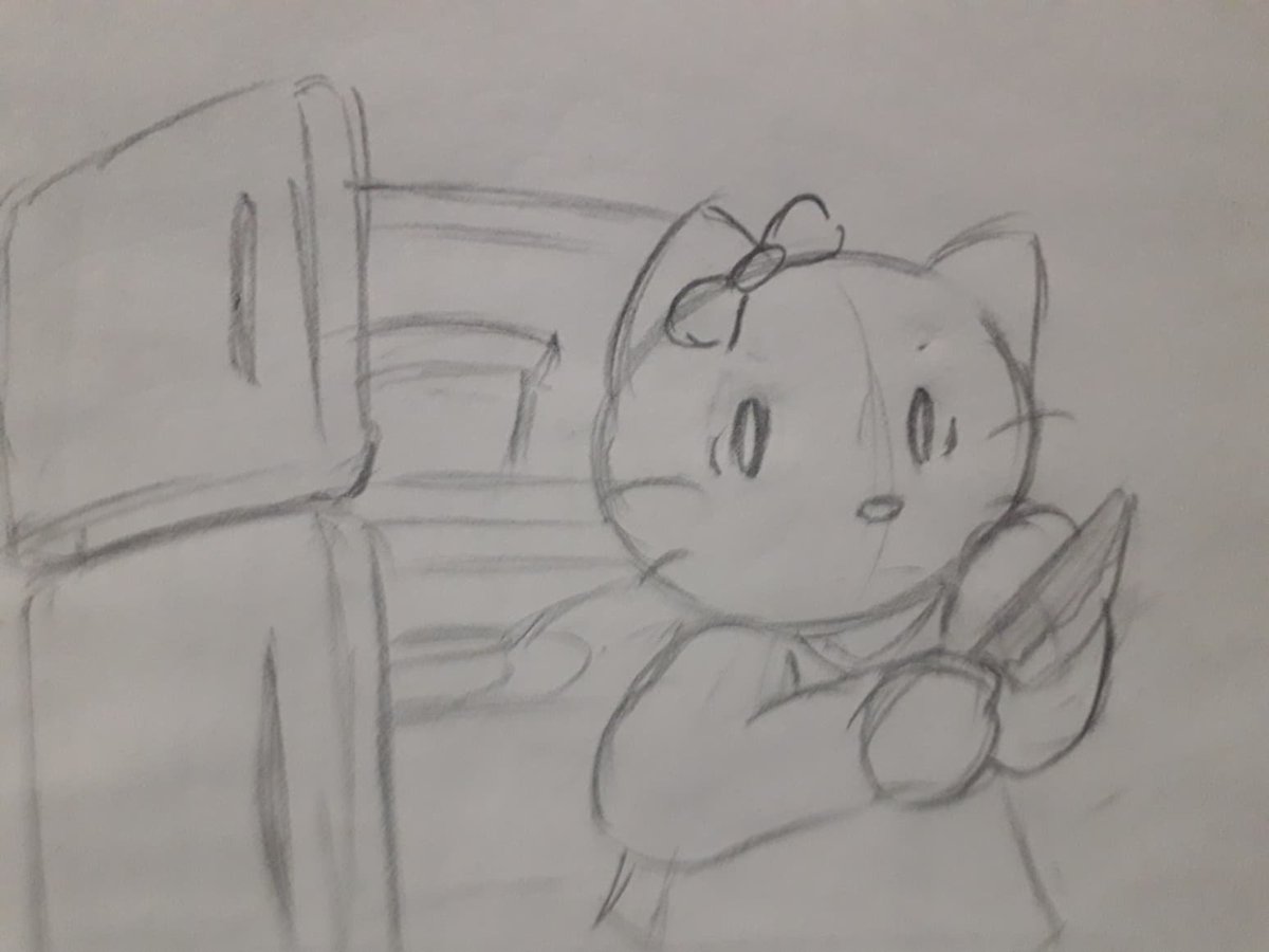Draco24828227's tweet photo. dibujos rapidos del hell on kitty https://t.co/oEOaXReDOS