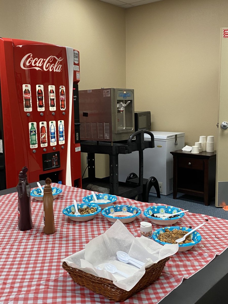 IsaacsECS's tweet image. How sweet it is to be Isaacs Staff today.  We were able to enjoy an &quot;Ice Cream Bar&quot; with all the delicious toppings. Yum!  @Plano_Schools  #PISDDedicatedtoCaring #wearepandaproud