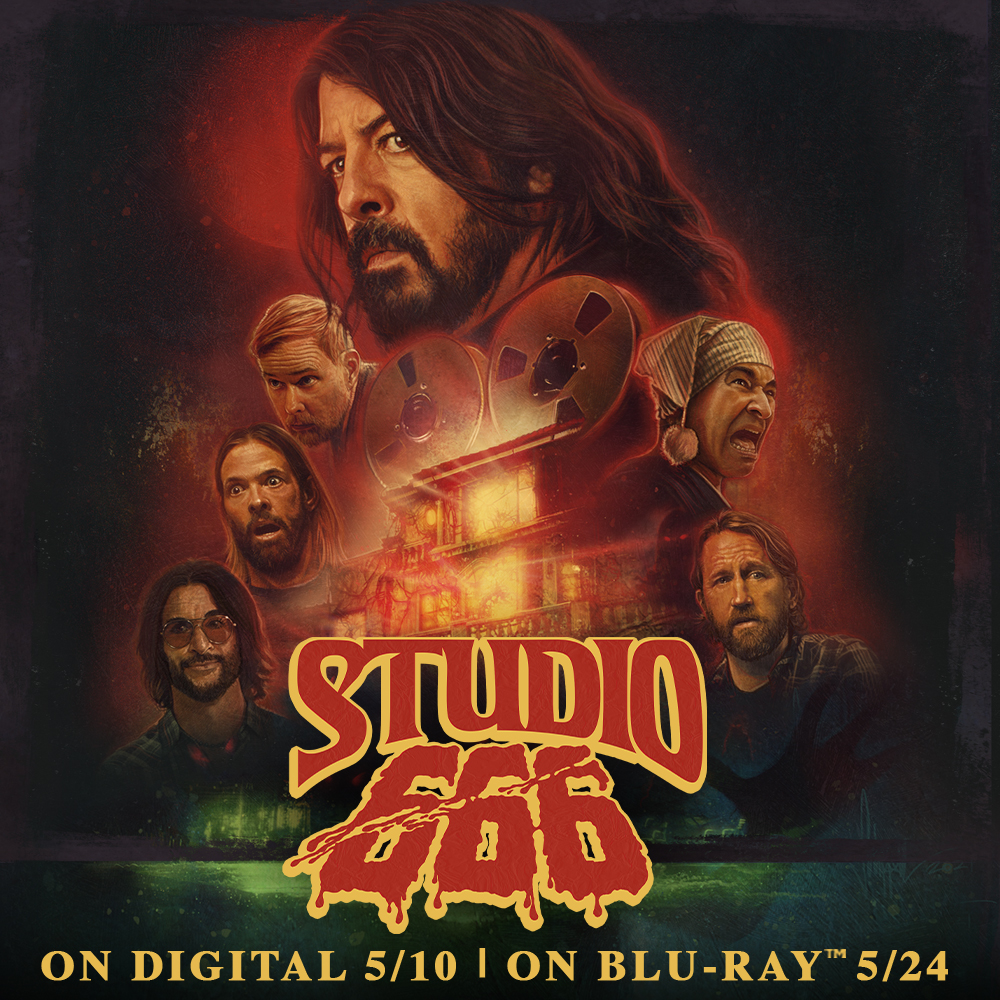 Foo Fighters move into a mansion to record their next album only to be threatened with writer’s block, nosy neighbors, and....demonic possession? 

#Studio666 is yours to own on Digital 5/10, Blu-ray 5/24 with gag reel + more
uni.pictures/Studio666