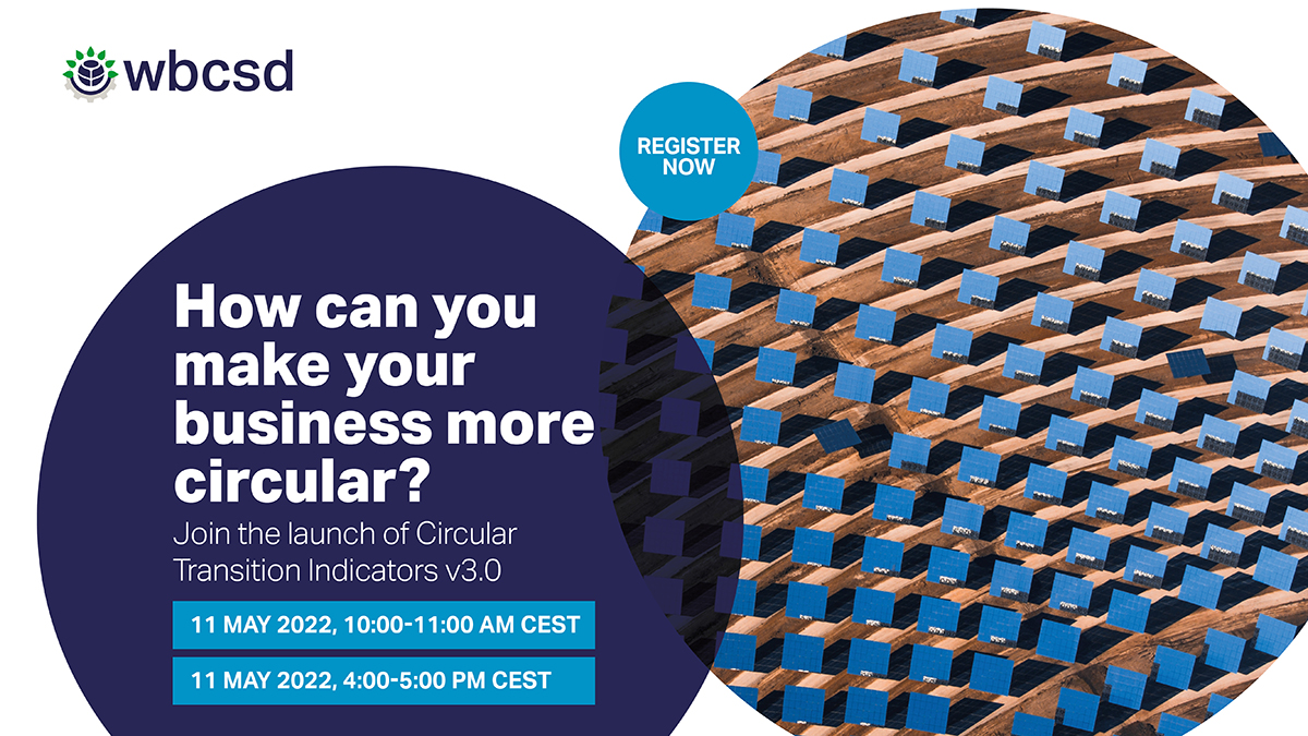 #ActividadCEADS En el marco de nuestro Programa de #EconomíaCircular, invitamos a participar del lanzamiento online de la versión 3 de la herramienta Circular Transition Indicator (CTI) desarrollada por el <a href="/wbcsd/">gj</a> 

🗓️ 11/5, 12 hs ARG (4.00 PM CEST) en idioma inglés.