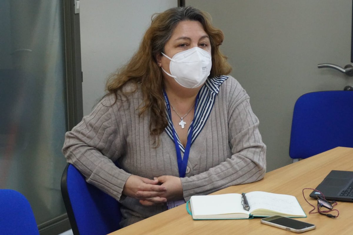 ACHMChile's tweet photo. 🔵 La Comisión de Salud @AChMChile, que preside el Alcalde @FelipeDelpin, se reunio con la Directora de atención primaria de salud, #Divap, Dra Soledad Martínez, para coordinar trabajos con la mesa nacional de #APS junto a las encargadas de
#Peñalolén, #LoPrado ,#ElBosque. https://t.co/7n8tLqPEUd