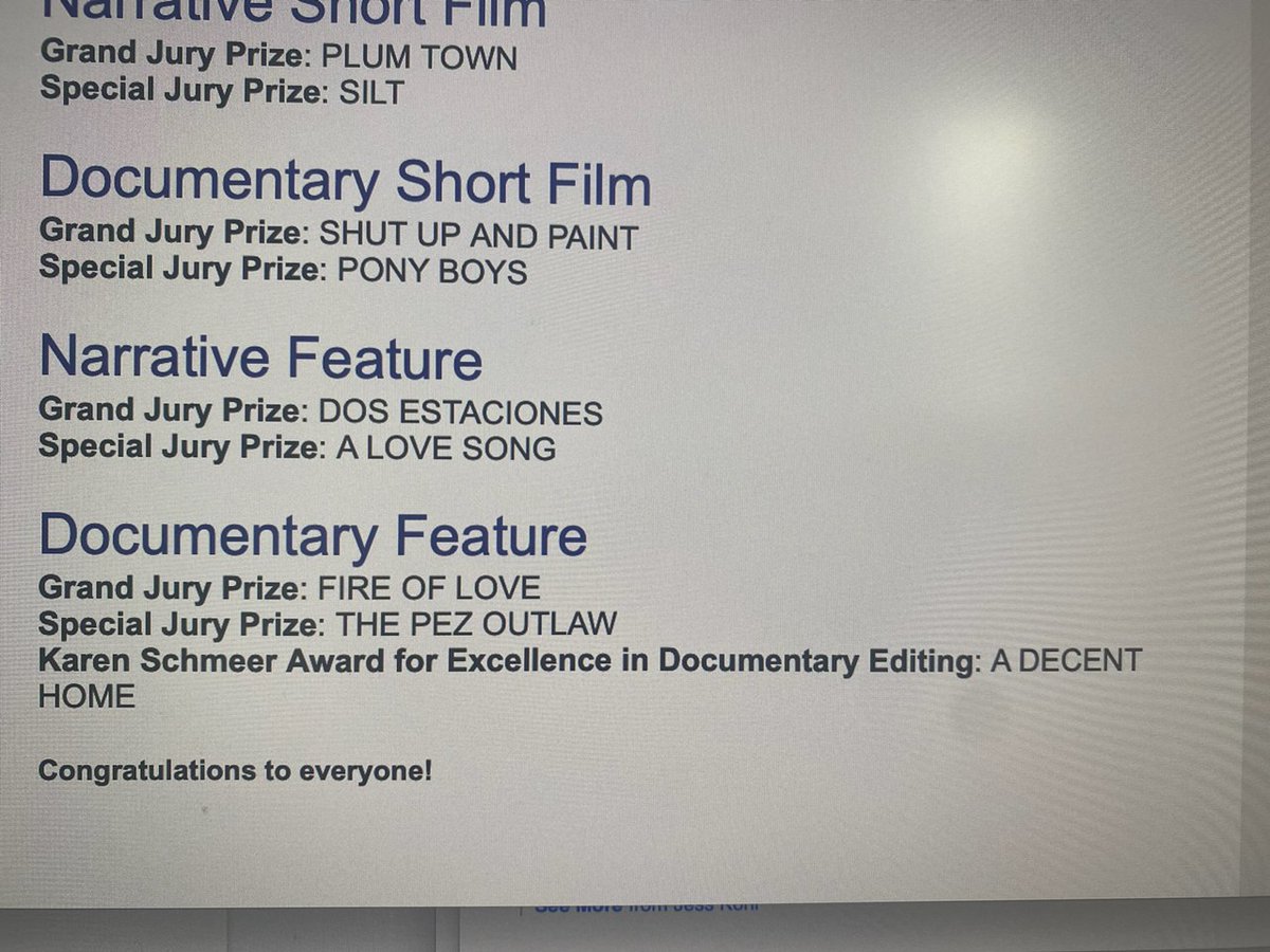 adecenthomefilm's tweet photo. #ADecentHome won the Karen Schmeer Award for Excellence in Documentary Editing!
Thank you @IFFBoston for this recognition.
Congratulations to the entire filmmaking team especially editor @VictoriaChalk.
#Documentary
#indie
#Filmfestival https://t.co/sc4cLVJDZg