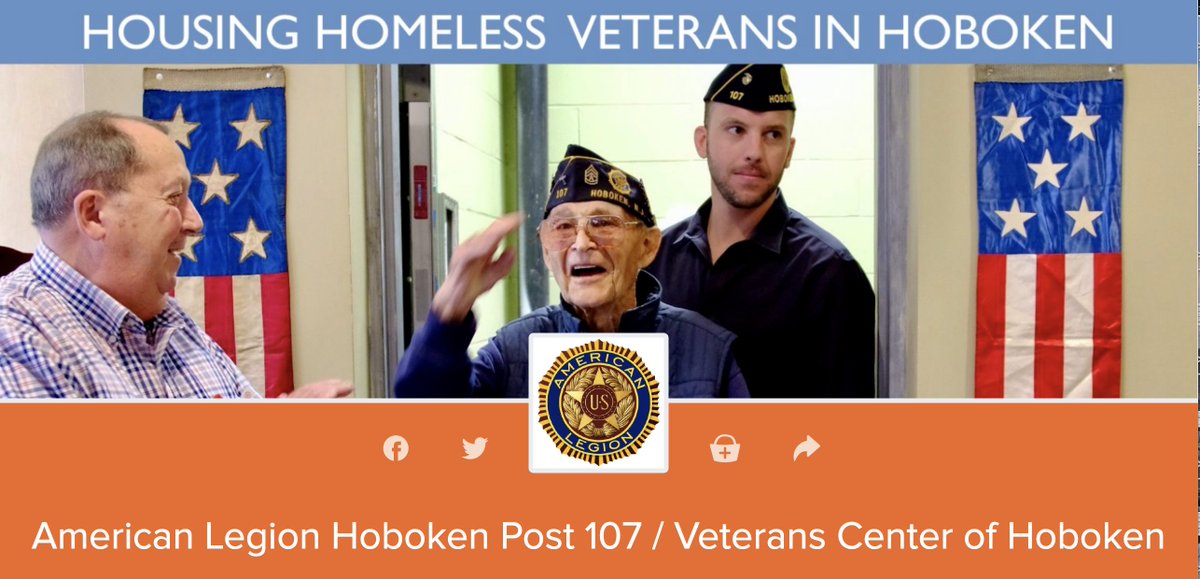 📣Mark your calendars for #HudsonGives on May 12, a day for #HudsonCounty to come together in support of great causes in the community, including Post 107's Veterans Center of #Hoboken. Early giving starts today! bit.ly/3vCNBbq