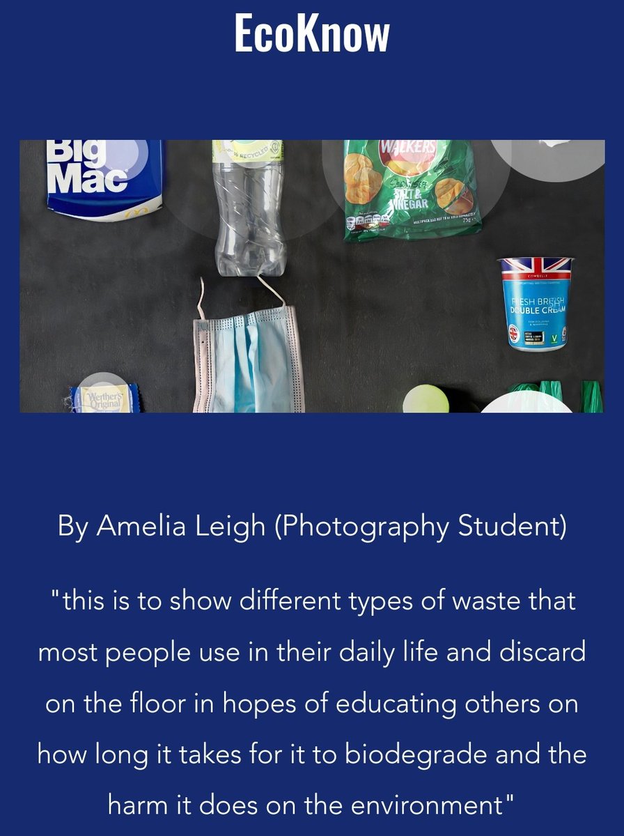 Check out this amazing piece of photography work created by Amelia Leigh a photography student, as part of her photography course, find it in the community page on our website 

Special thanks to Benjamin Ross @B_Ross15 for updating the Website

enquiresmyccm.wixsite.com/website