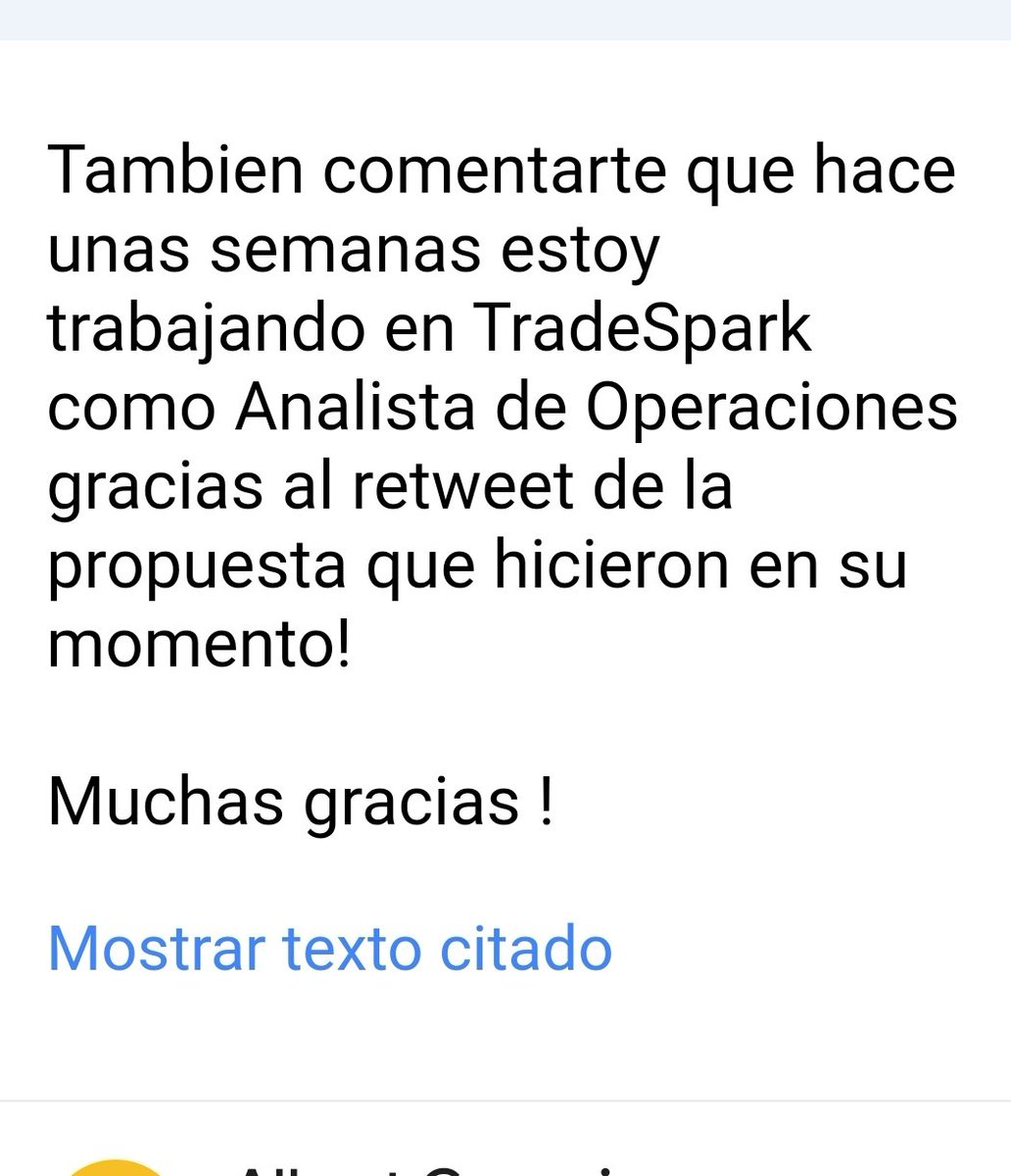 🇦🇷Me escribe Facundo, alumno de Algo Trading, que ya está trabajando en <a href="/trade_spark/">TradeSpark</a> . Empresas que buscan gente no duden en contactarnos,tenemos mucha gente preparada y lista para sumar dentro del mundo de Análisis de Datos ,Trading y próximamente programación 🏌️‍♂️