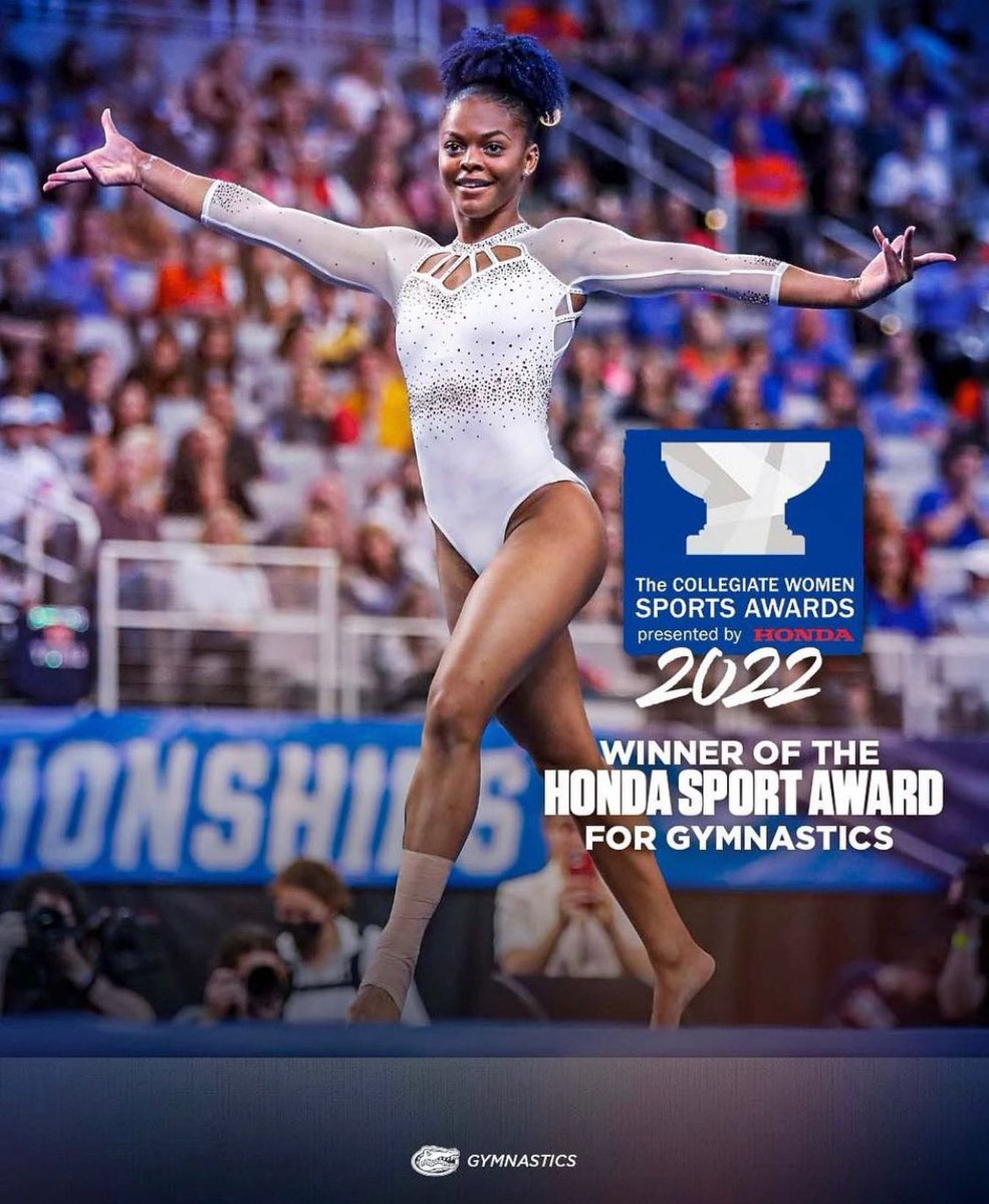 wcgagym's tweet photo. Congratulations to @Gym_Trin for  winning the 2022 Honda Sport Award for Gymnastics! https://t.co/n0Yehs1ABb