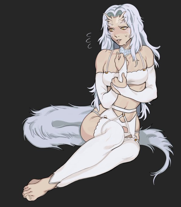 Crossbreed Priscilla from ~2 yrs ago #DarkSouls ❄️ 