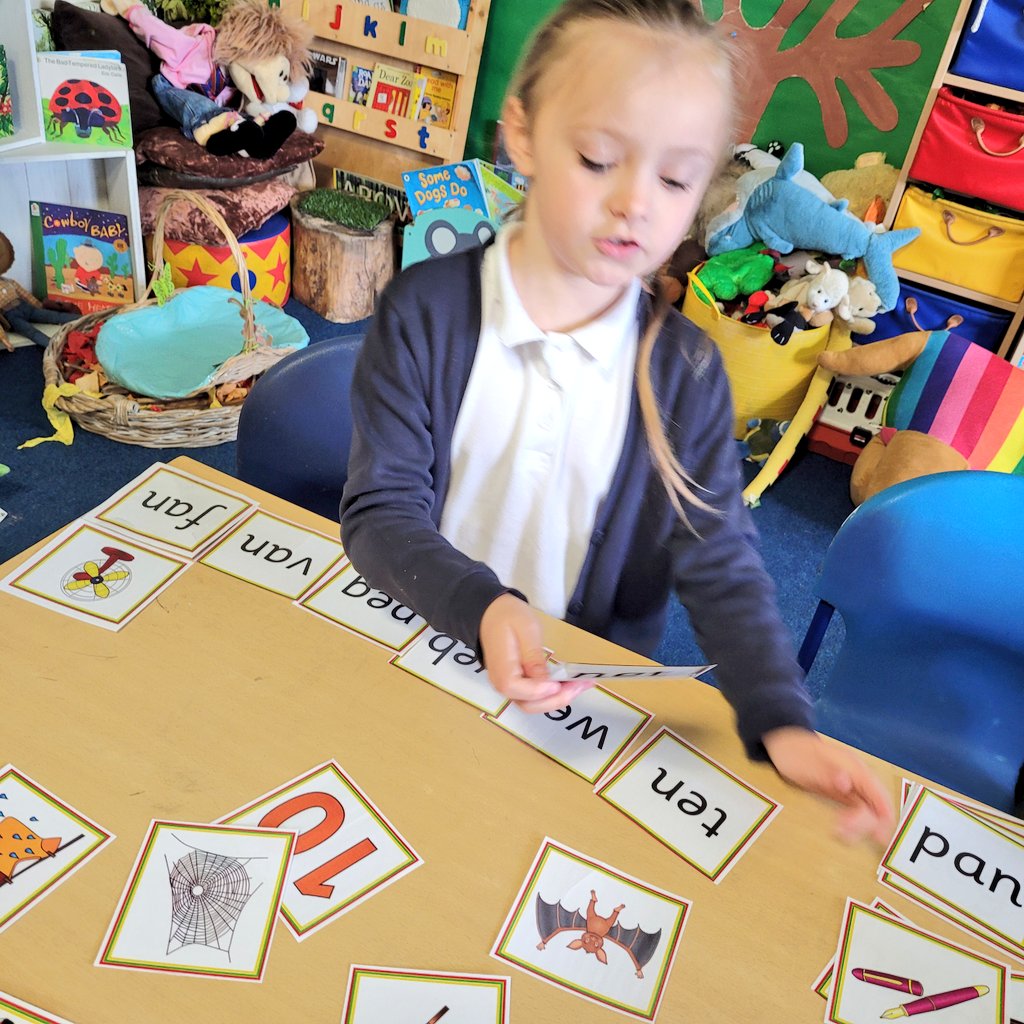 MrsTCaterpillar's tweet photo. We played lots of c.v.c games this morning. Matching the pictures with the words, c.v.c lotto and writing the words out independently. @MrsMacTeach1 #CVCGames #Reading #Phonics https://t.co/IjxbZVFfOG