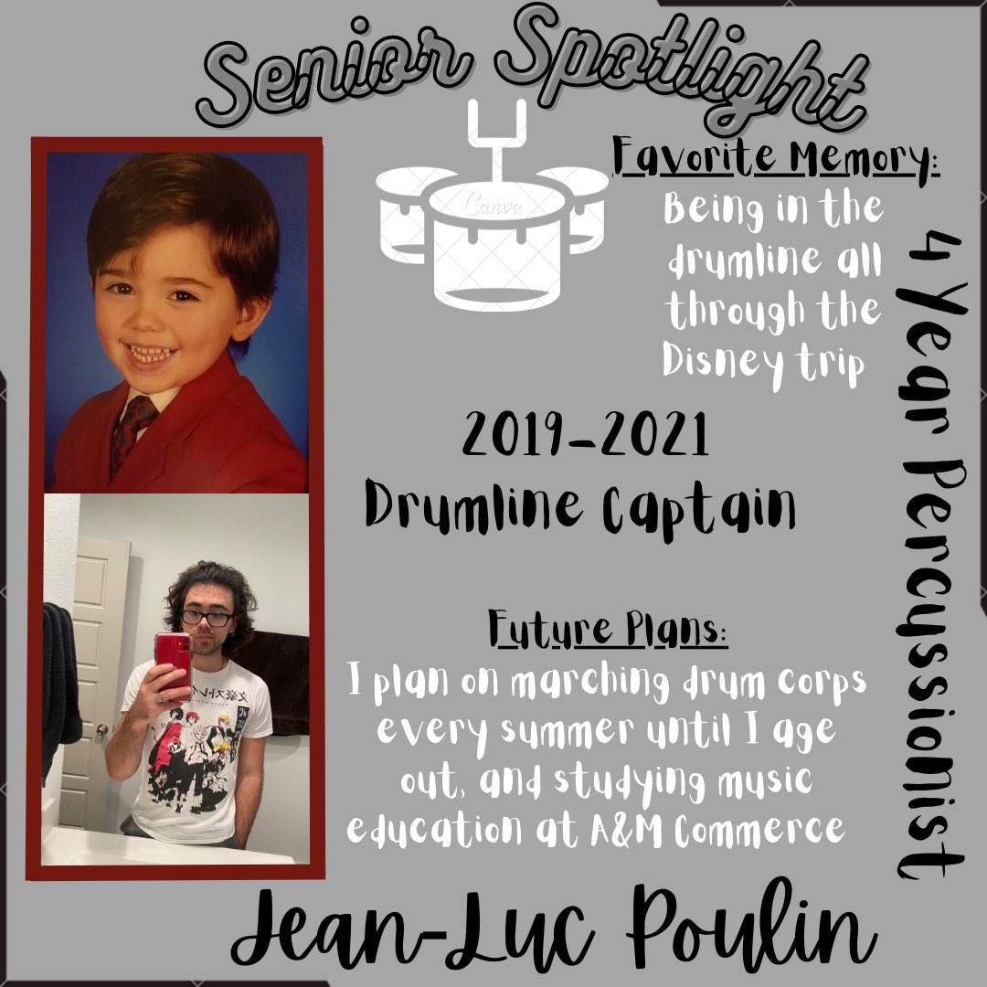 SENIOR SPOTLIGHT// JEAN-LUC POULIN