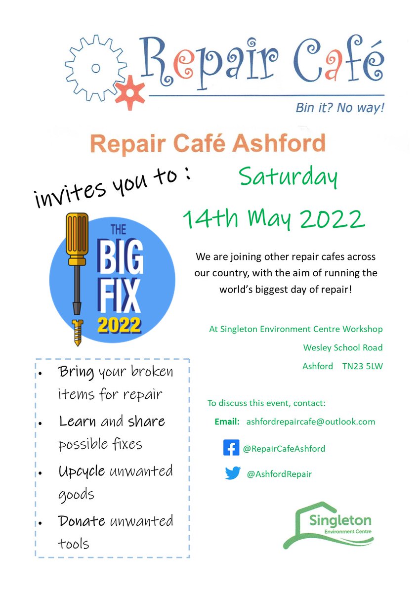 Repair Cafe Ashford Kent (@ashfordrepair) on Twitter photo 