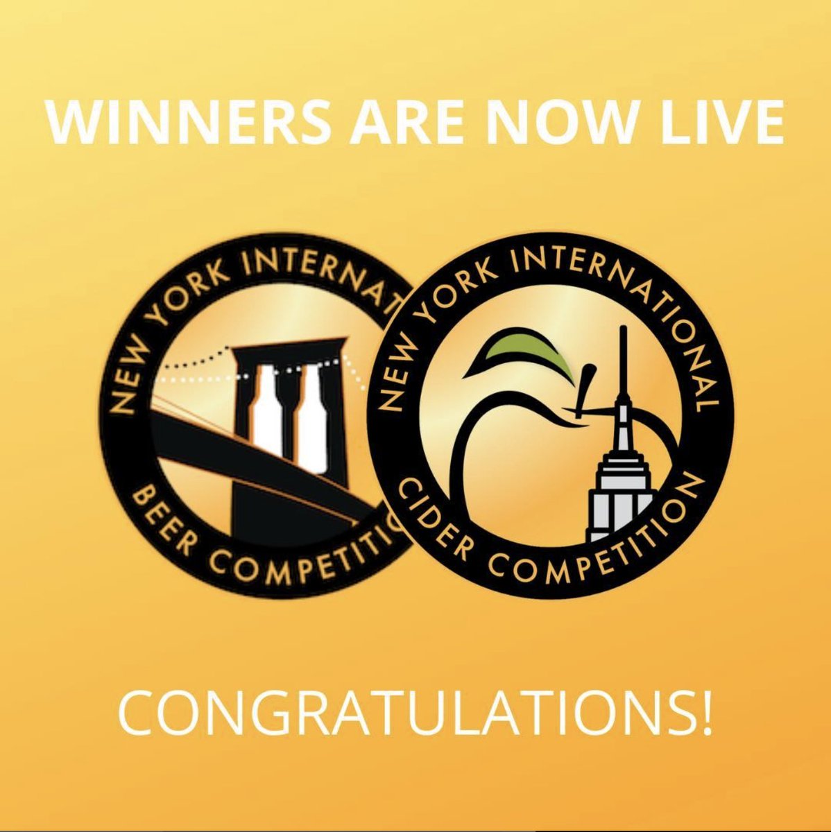 ICYMI: The winners of 2022's New York International Beer and Cider Competitions are LIVE on our website! Take a moment to stop by and browse all of the amazing brands that delighted our tastebuds this year. #beer #cider #nyibc #nyicc #internationalbeveragecompetition