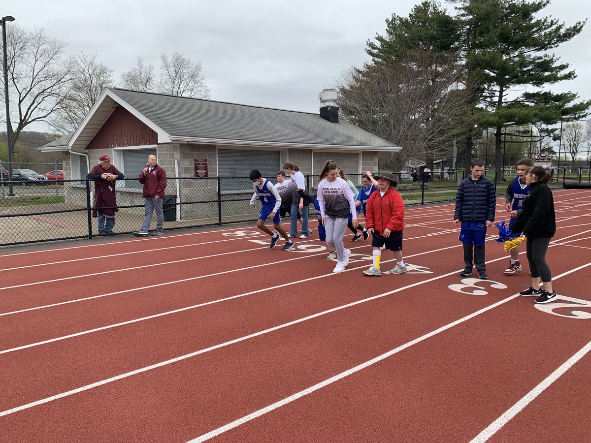 BethelSports's tweet photo. It was a great Unified track event today!  Thanks to Newtown and NewMilford for joining the Wildcats in the friendly competition. https://t.co/ypEVpr1T1V