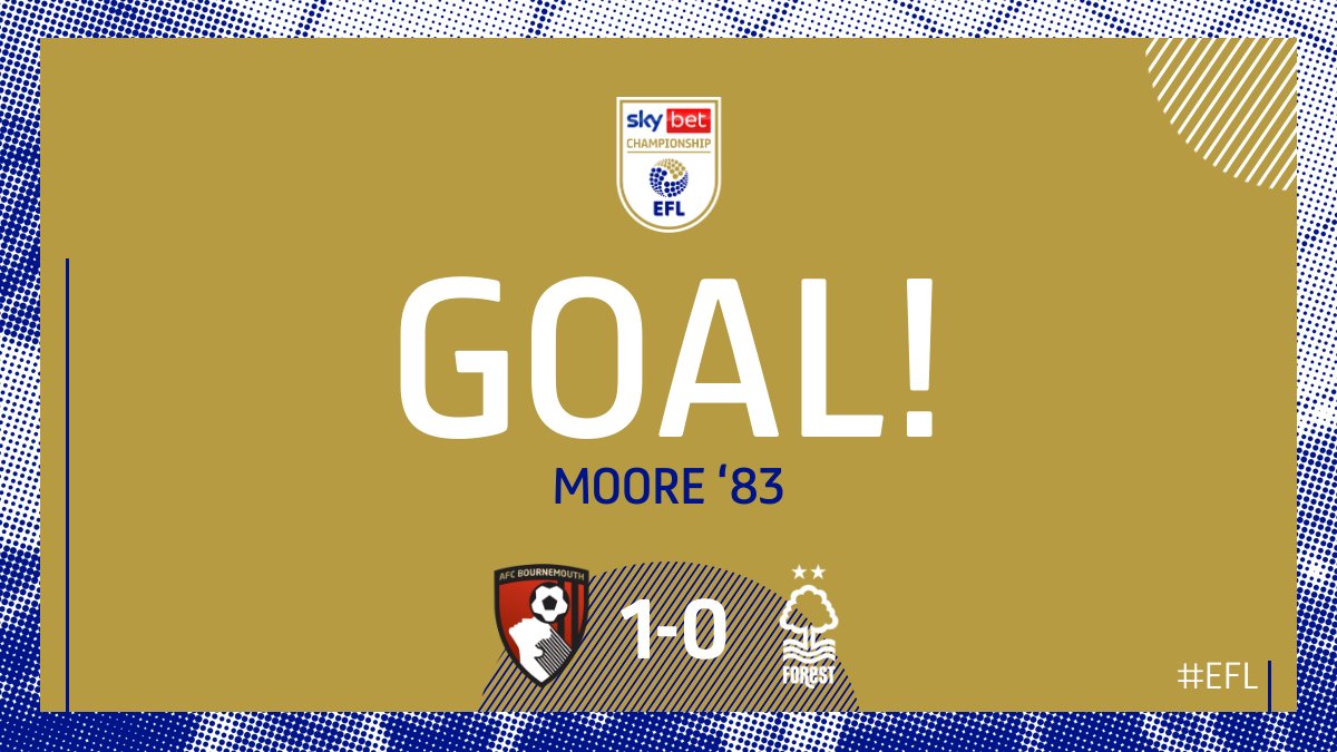 SkyBetChamp's tweet photo. A huge goal to put @afcbournemouth on the verge of promotion!

#EFL | #SkyBetChampionship https://t.co/w28z67WbXV