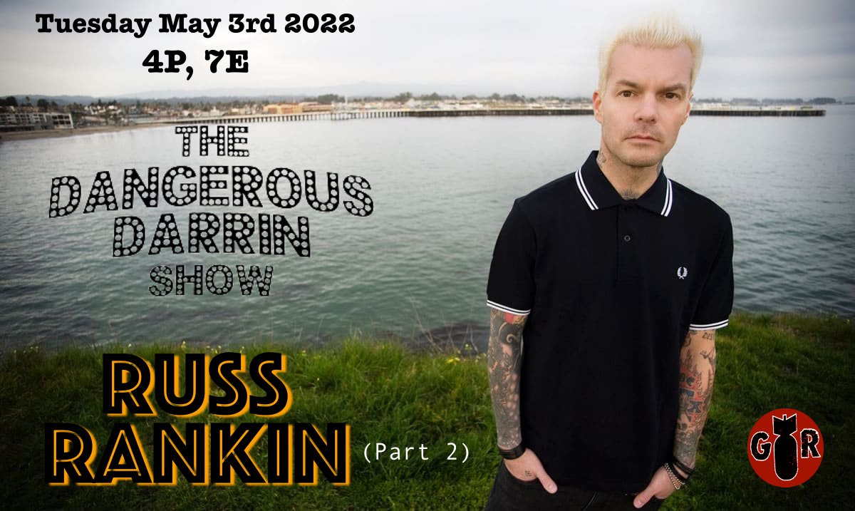 Darrin99's tweet photo. *NEW SHOW* Check P2 of my chat w/ my ol’ pal
@russrankinNJD - @gr_punk
talking his new solo record, #punk #hockey and #Songwriting.
4P,7E
Tune in:
https://t.co/FC2EOliEET
Subscribe:
https://t.co/wd0fvrsMGG
@Storyworth @MONTKUSH @rayconglobal
@sbamrocks
#RussRankin #SantaCruz https://t.co/ZGJOHd4nXt