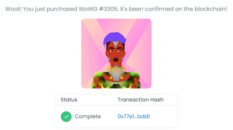 To be honest it's obvious that <a href="/worldofwomennft/">world of women</a> is a blue chip 🚀
Where are the WoW and WoWG?
Engage 😍 #wowg  #Thetimeiswow