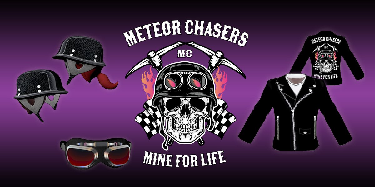 WonderZoneGames's tweet photo. Join us at WonderMine in @decentraland this Sunday, May 8th at 6pm-8pm UTC for another Crafting + 2x Loot Drop Event!

Our brand new Meteor Chaser Motorcycle Club wearables collection is arriving in the Crafting Machine for the first time. Don't miss out!
https://t.co/seGv3XUNqG https://t.co/cnKI6kTcOJ
