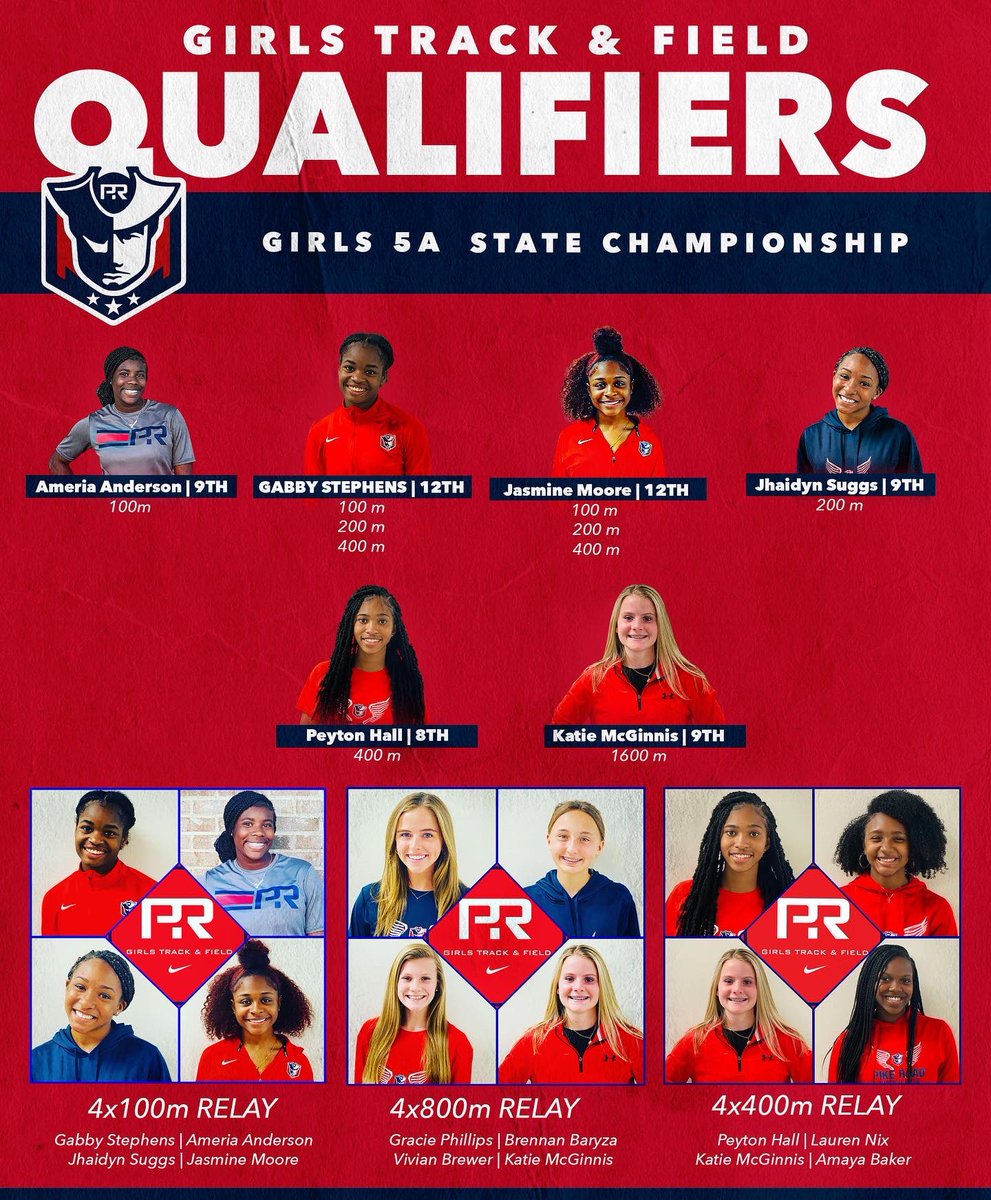 pikeroadtf's tweet image. Congrats to our girls who qualified for the AHSAA Girls 5A State Championship!

#RaisingTheStandard
#StateBound