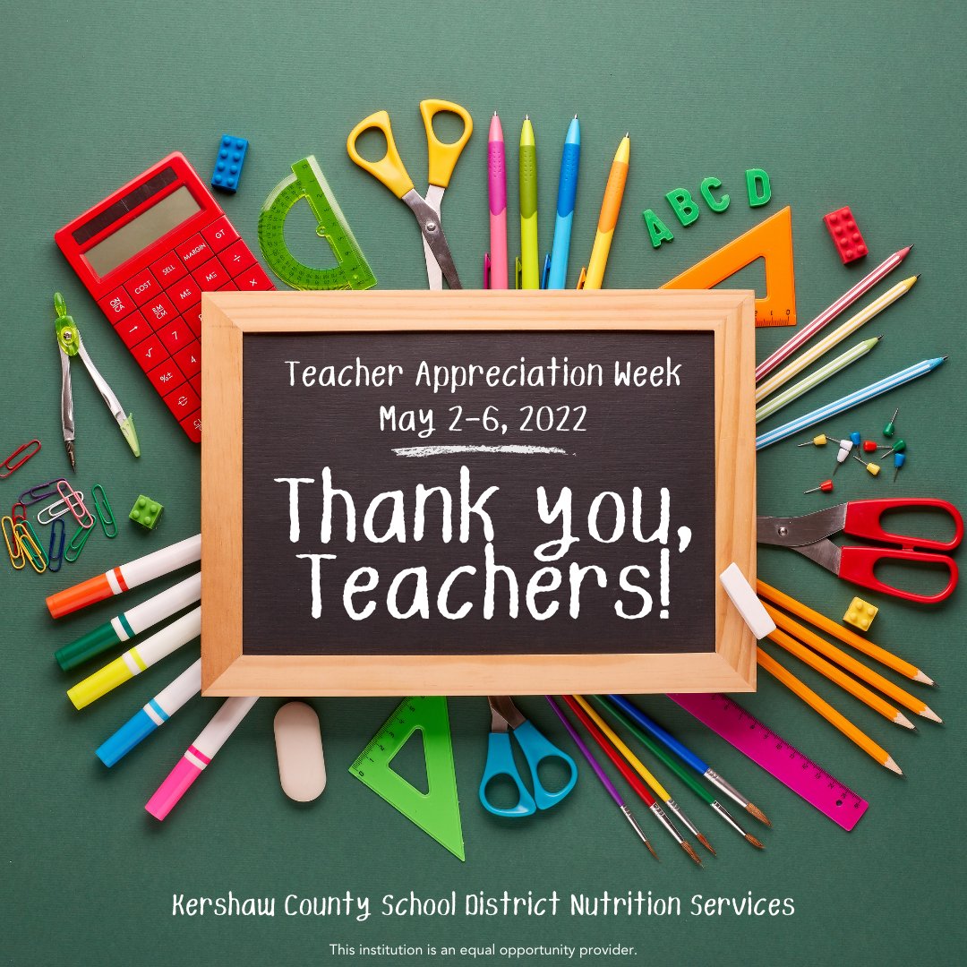 KCSDNutrition's tweet photo. Thank you, @kcsdschools teachers, for your support and everything you do for your students! 🍎 #myKCSD 

#camdensc #lugoffsc #elginsc #teachers #teacherappreciationweek https://t.co/ipi8iQJVUk