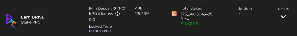 📣📣📣 Announcement:

Our first staking pool is released today on thesphynx.co/pools/32520 to stake YPC token to earn Brise token.

To buy more YPC at thesphynx.co/swap/32520/0x1… or our website youngparrotnft.com via Embr.

Let's go guys!!

<a href="/bitgertbrise/">Bitgert - $BRISE</a> 
Thanks <a href="/SphynxLabs/">Sphynx Labs</a> !