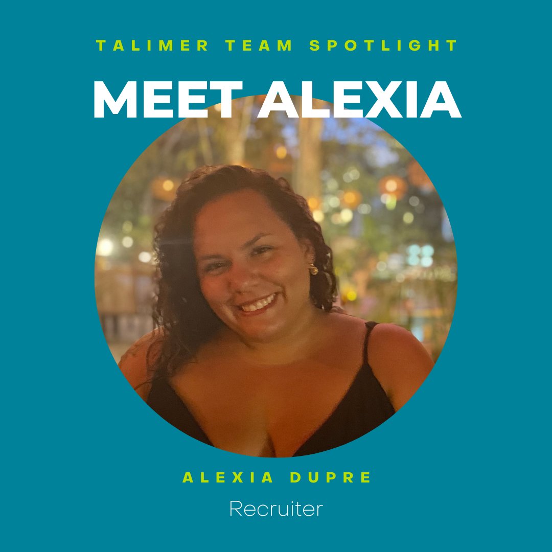 Talimer On Twitter Team Spotlight Meet Alexia Dupre The Newest