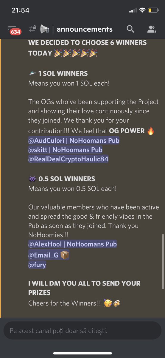 What can I say more... <a href="/NoHoomans/">NoHoomans</a> shows love for their community! It's still early! #SolanaNFTs